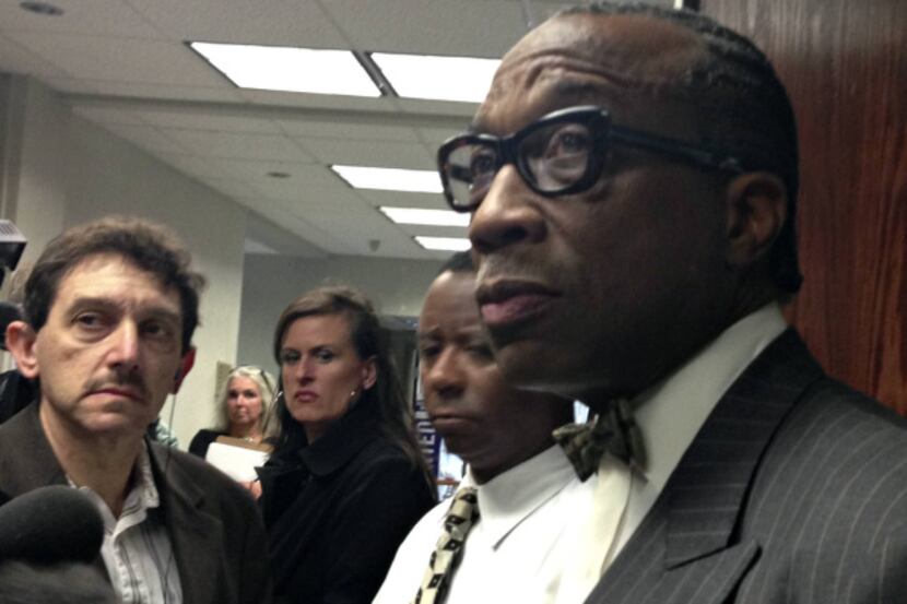 Dallas County Commissioner John Wiley Price says he is speaking for DISD employees who are...