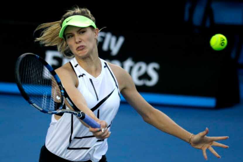 Eugenie Bouchard es la número 45 del ránking de la WTA. Foto AP
