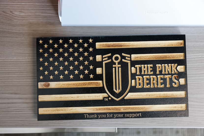 The Pink Berets, a nonprofit that helps women soldiers and veterans suffering from...