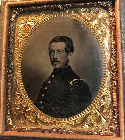 Francis Asbury Vaughan of Seguin, along with 11 of his Texas compatriots, elected to fight...