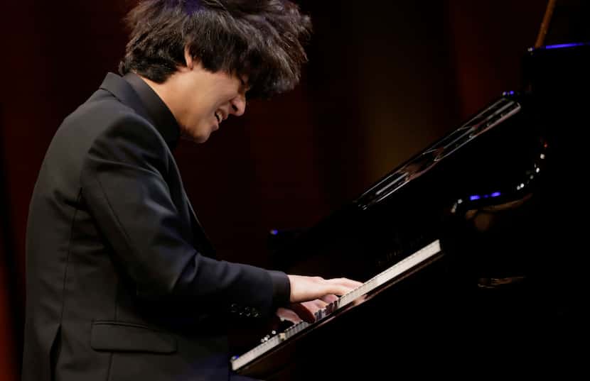 Pianist Yunchan Lim performs in the semifinal round of the 2022 Van Cliburn International...