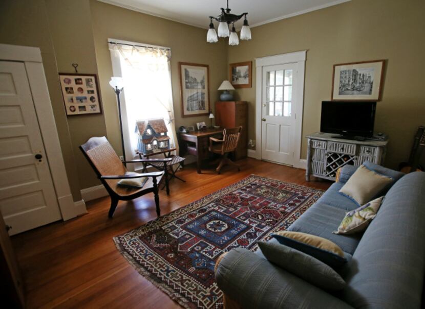 AN upstairs room of Jackie and Doug Sweat's home on Junius Street in Munger Place  on...