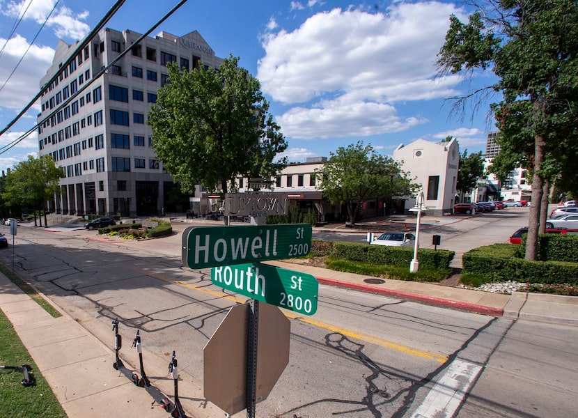 The Quadrangle Shopping Center in Dallas' Uptown district is getting new retail and office...