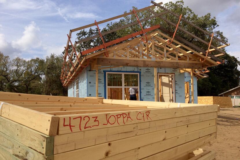 Dallas Area Habitat for Humanity is building several new homes in the Joppa neighborhood in...