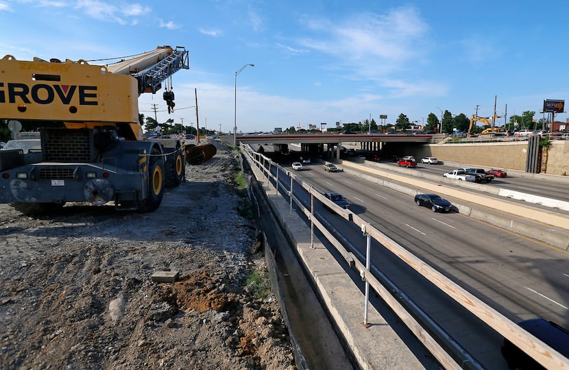 Traffic moves on Highway 75 near the Plano Parkway bridge in Plano. Central Expressway will...