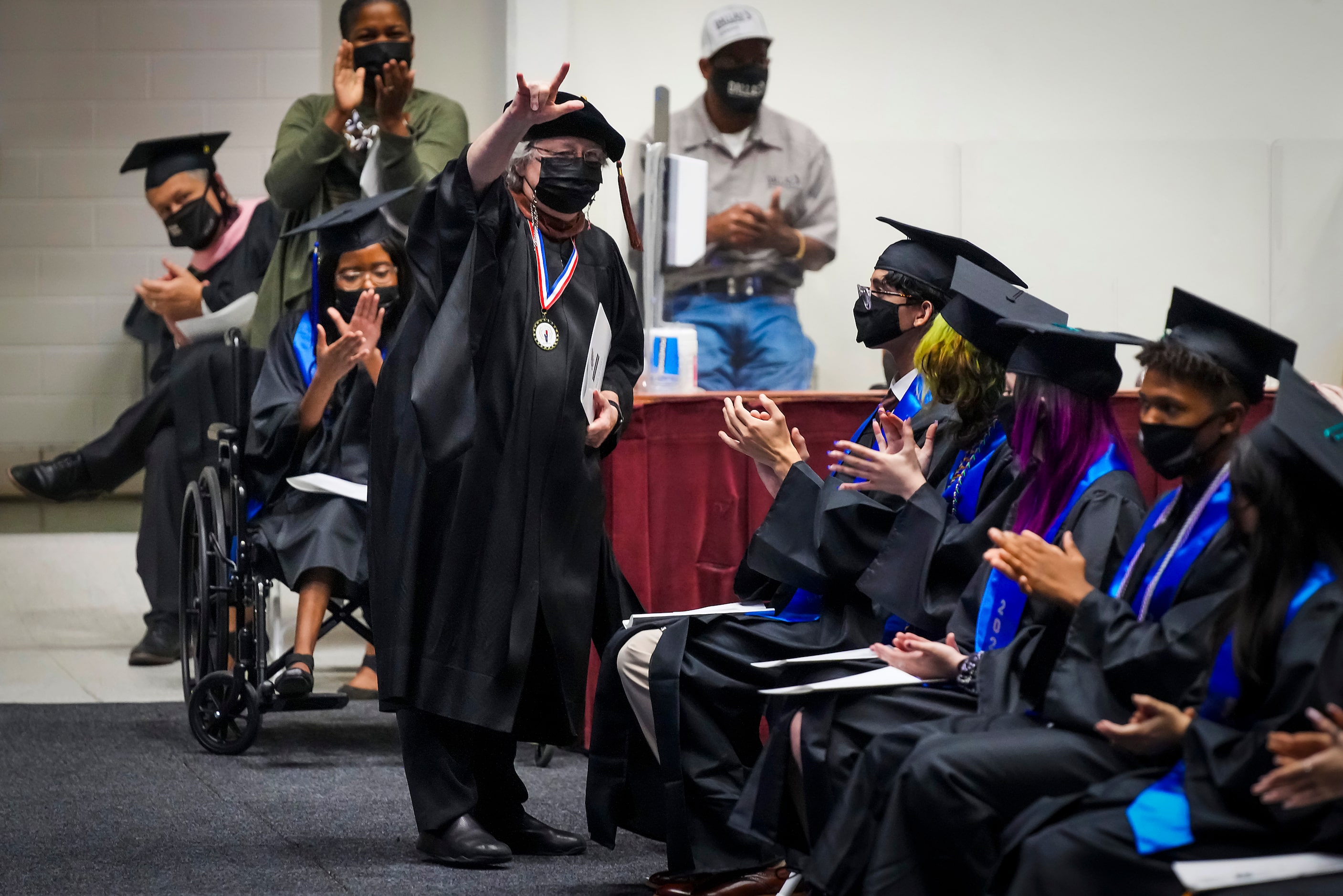 Karon Cogdill, director of the Theater Conservatory for Booker T. Washington High School for...