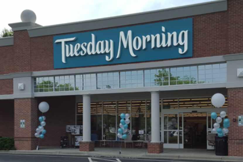 Front of a Tuesday Morning Corp store. The company is headquartered in Dallas. 