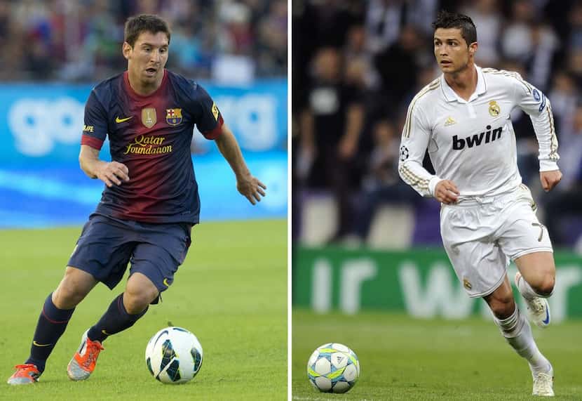 Lionel Messi, left, and Cristiano Ronaldo were two of El Clasico's biggest stars to ever...