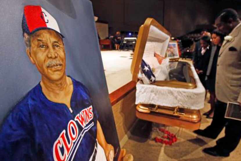 
Mourners marked the life of Elite News founder and former Negro Leagues baseball player...
