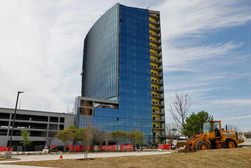The Granite Park VI tower in Plano is expected to open later this year.