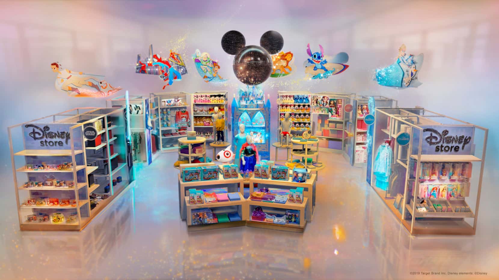 This image provided by Target Brand Inc and Disney shows an artist rendering of a store....