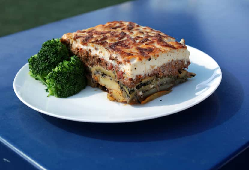 The Greek moussaka at My Kuzina in Grand Prairie