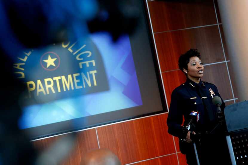 Dallas Police Chief U. Renee Hall has created a task force to address violent crime. 