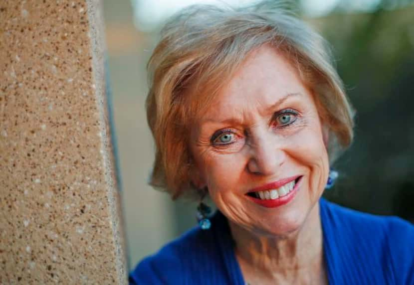 
Former Plano ISD educator Nancy Boyd sits for a portrait on the Plano Senior High School...