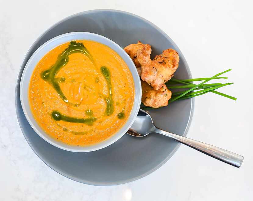 Ellie's Restaurant and Lounge offers lobster bisque as part of its Christmas menu.