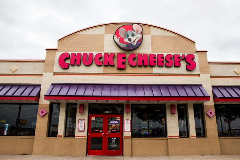 The exterior of Chuck E Cheese on Wednesday, April 8, 2015 in Irving, Texas.  (Ashley...