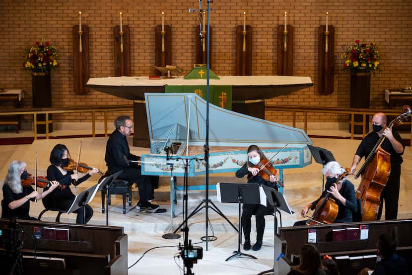 The Dallas Bach Society performs Bach's Harpsichord Concerto in D major, with artistic...