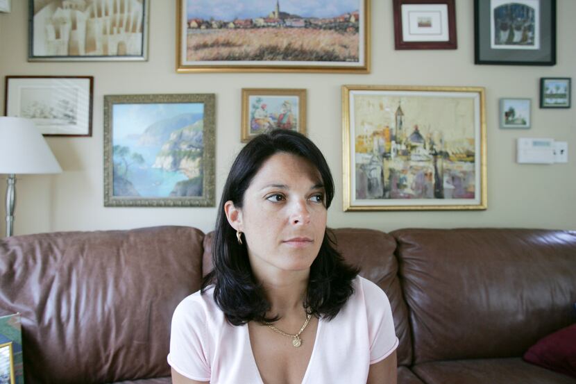 FILE -- Betsy Andreu, who testified against Lance Armstrong in 2005, at her home in...