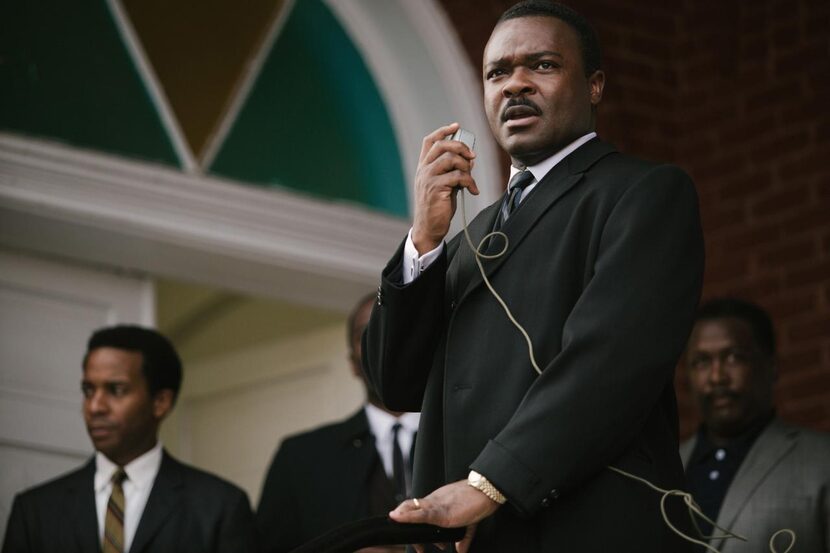 
David Oyelowo portrays Dr. Martin Luther King, Jr. in a scene from "Selma." 
