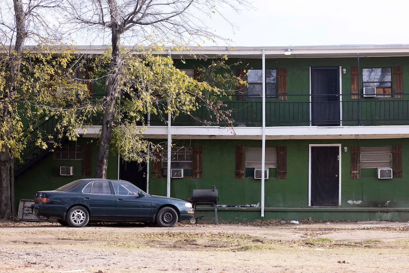 The exterior of 2906 Holmes St on Wednesday, Dec. 8, 2021, in Dallas. (Juan Figueroa/The...