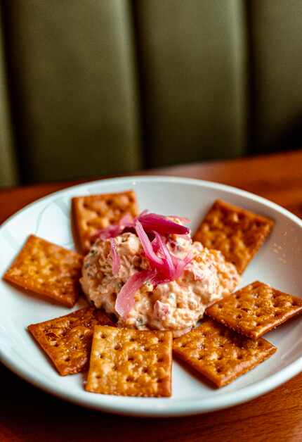 Pimento cheese with fried saltines was one of owner Doug Pickering's favorite appetizers...