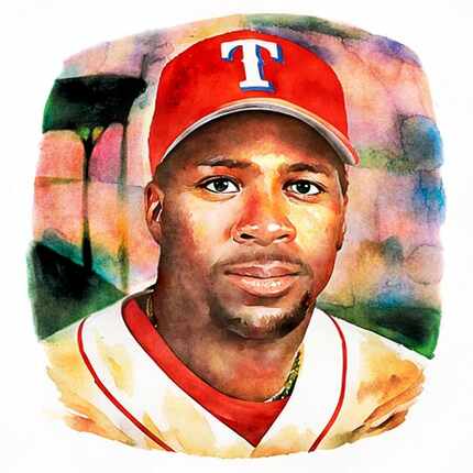 Texas Rangers' Mark McLemore.