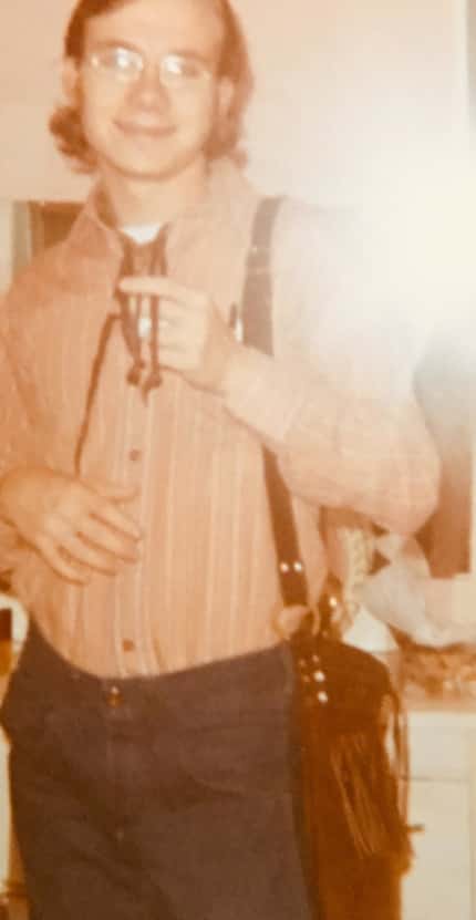 Joe Goldblatt, as he looked in 1969, when he attended the Lewisville pop festival. (Joe...
