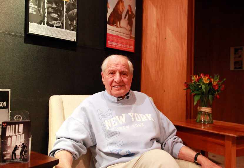 In this Oct. 2, 2014 photo, director Gary Marshall poses at the Vineyard Theatre in New York.