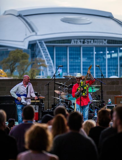 Eleven Hundred Springs performed at the grand opening of the Arlington Backyard at Texas...