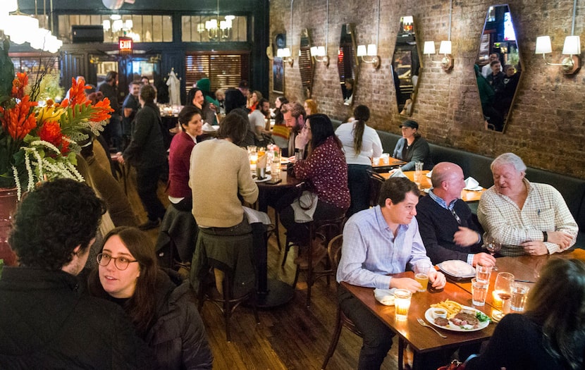 The night before Alamo Club opened, it was packed with people invited for dinner.