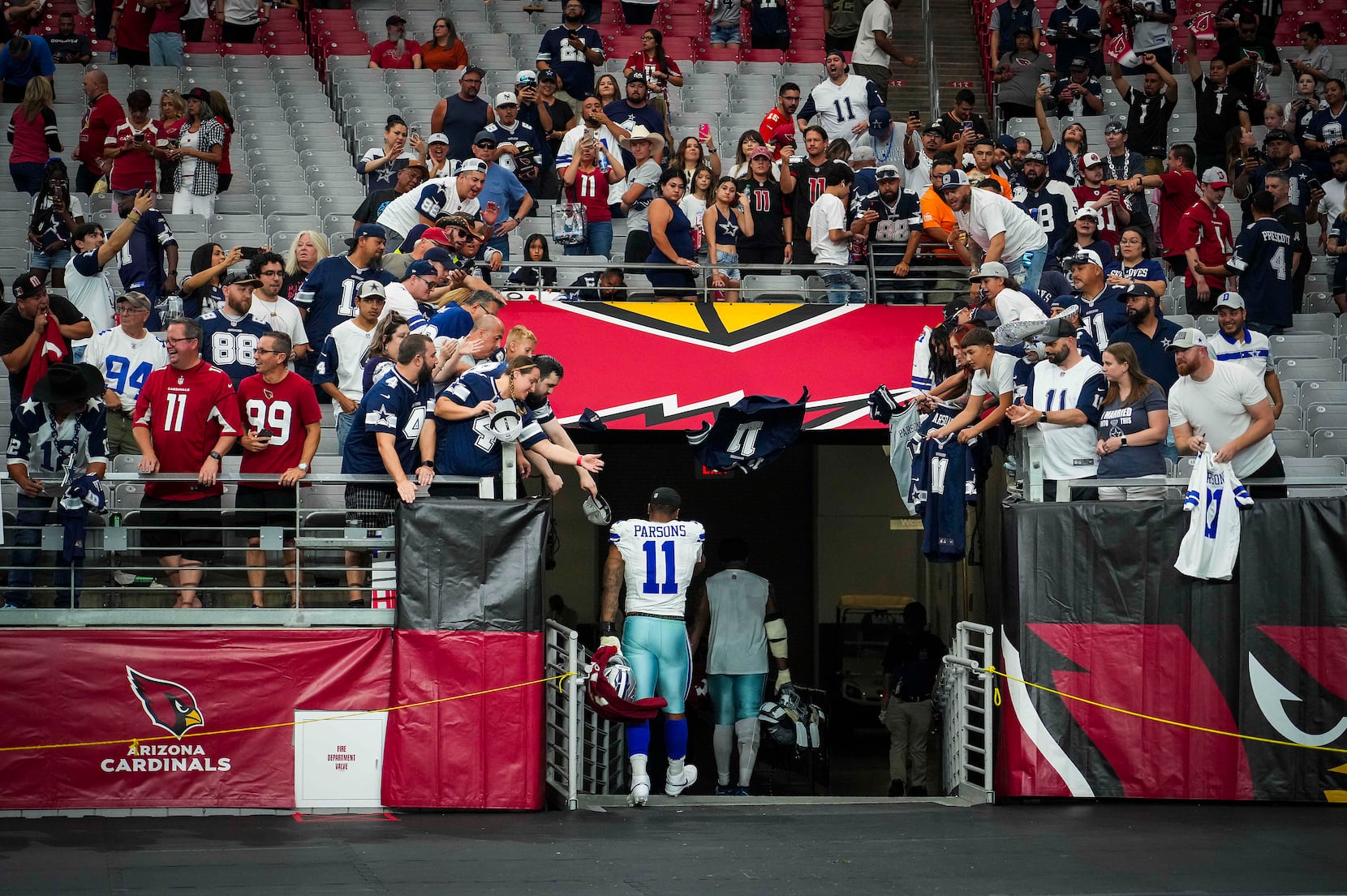 Sideline exclusive: Cowboys waste Dallas fans' Arizona takeover vs.  Cardinals