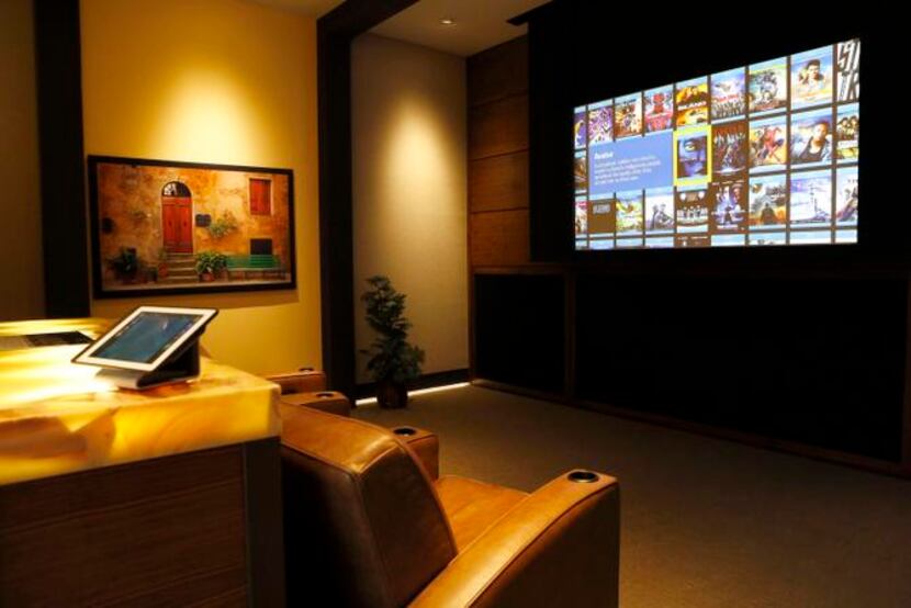 
A home theater at the Magnolia Design Center in the Best Buy store on North Central...