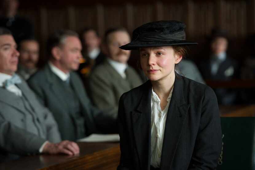 Carey Mulligan stars as fictional Maud Watts in the fact-based Suffragette, about the...