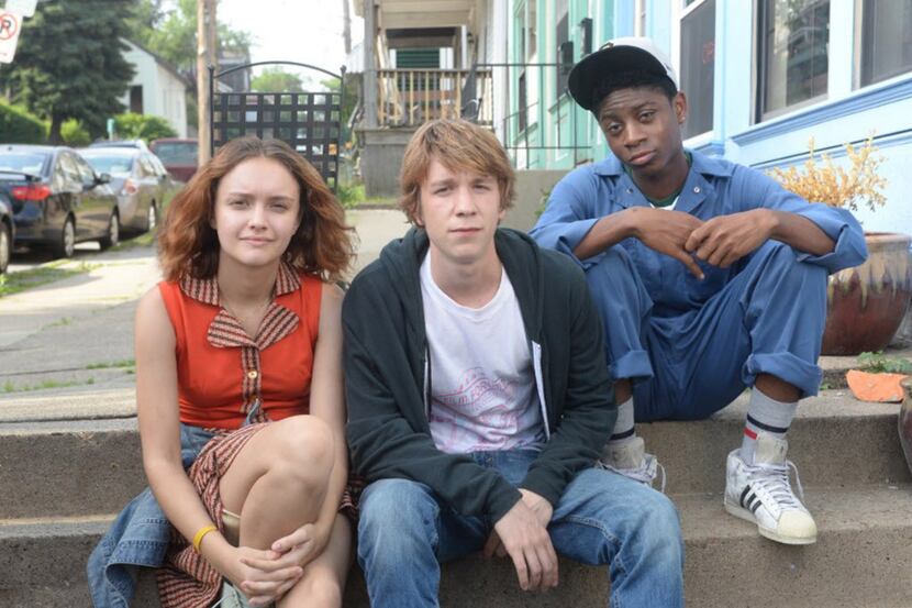 Olivia Cooke as Rachel, Thomas Mann as Greg and RJ Cyler as Earl in "Me and Earl and the...