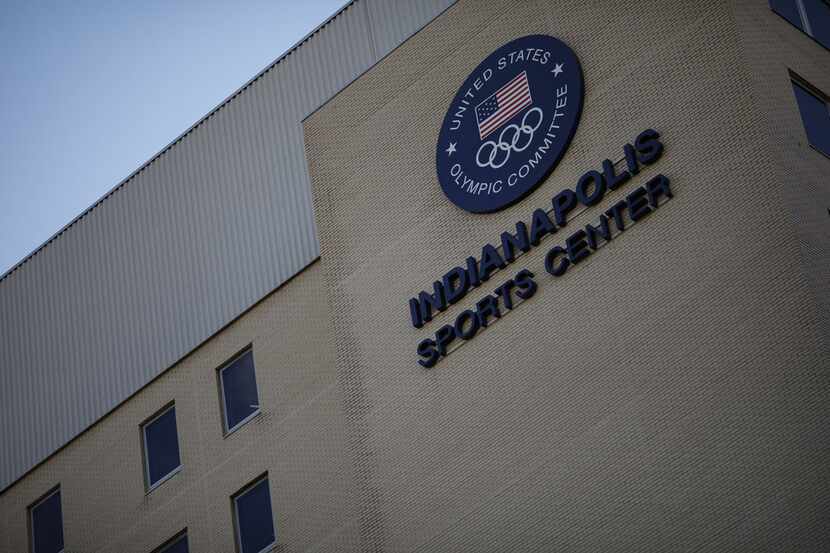 The offices of USA Gymnastics and the US Olympic Committee are seen on November 6, 2018 in...