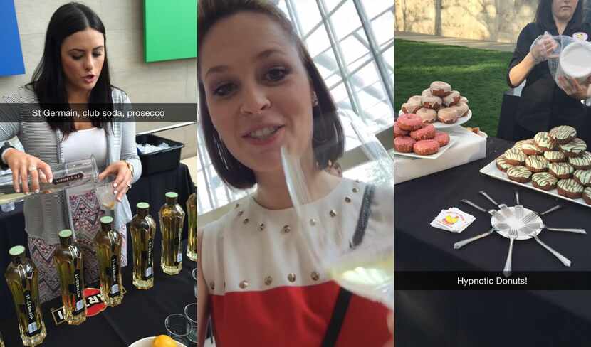 Snaps from Savor Dallas' Wine Stroll at the Dallas Arts District. (That's our Sarah in the...