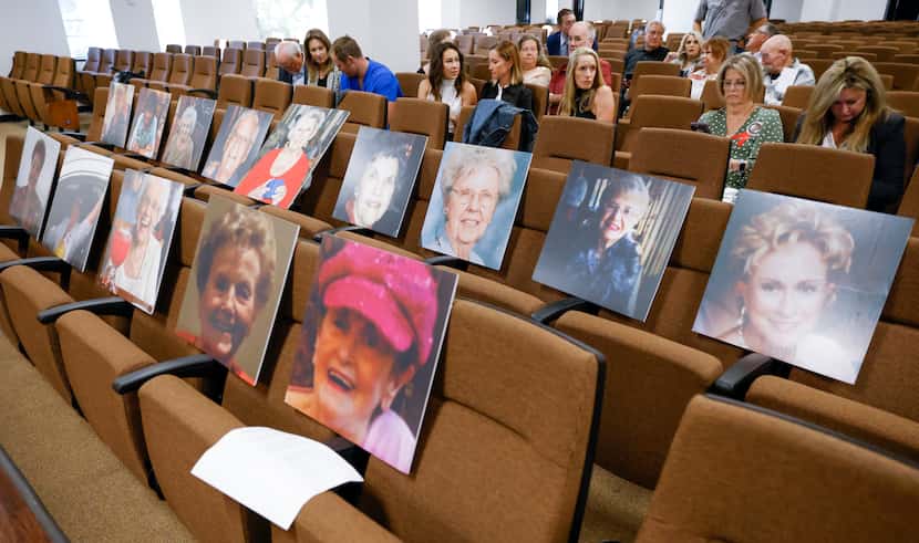 Photos of the victims of accused serial killer Billy Chemirmir remained on the central jury...