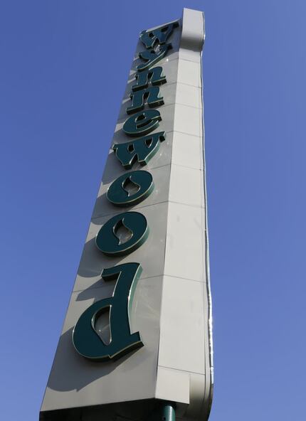 The Wynnewood Village shopping center sign photographed in Oak Cliff Saturday February 13,...