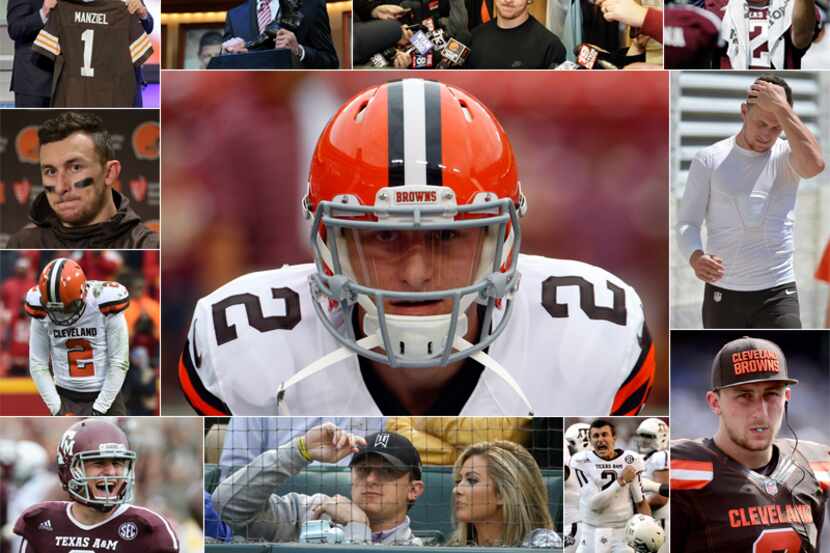 From Texas A&M to the Cleveland Browns: Johnny Manziel has had a turbulent time in the...