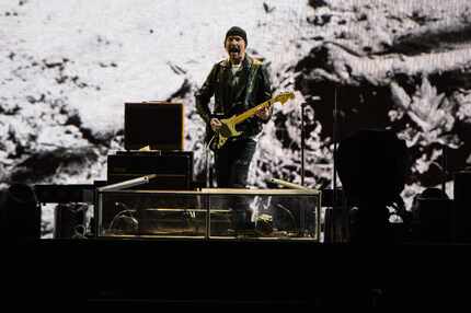 The Edge on the opening night of U2: The Joshua Tree 2017 in Seattle. 