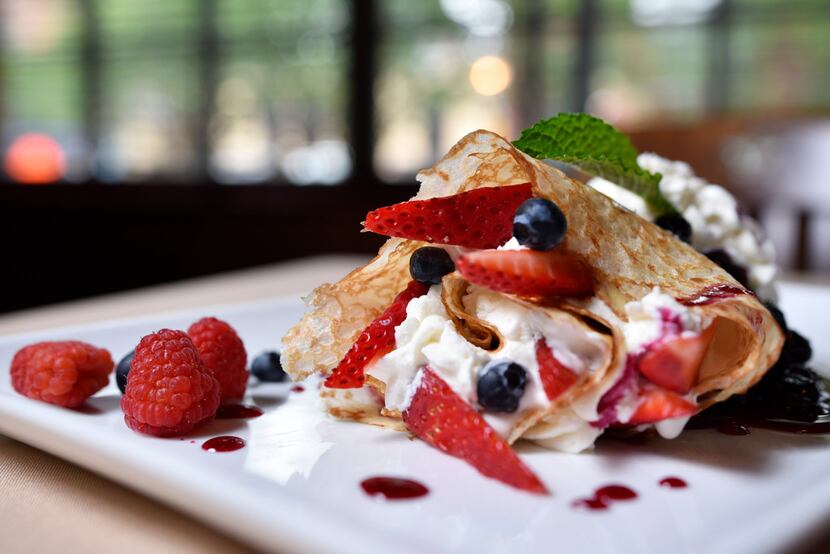 Very berry crepe from Family Thais Asian Bistro in Dallas