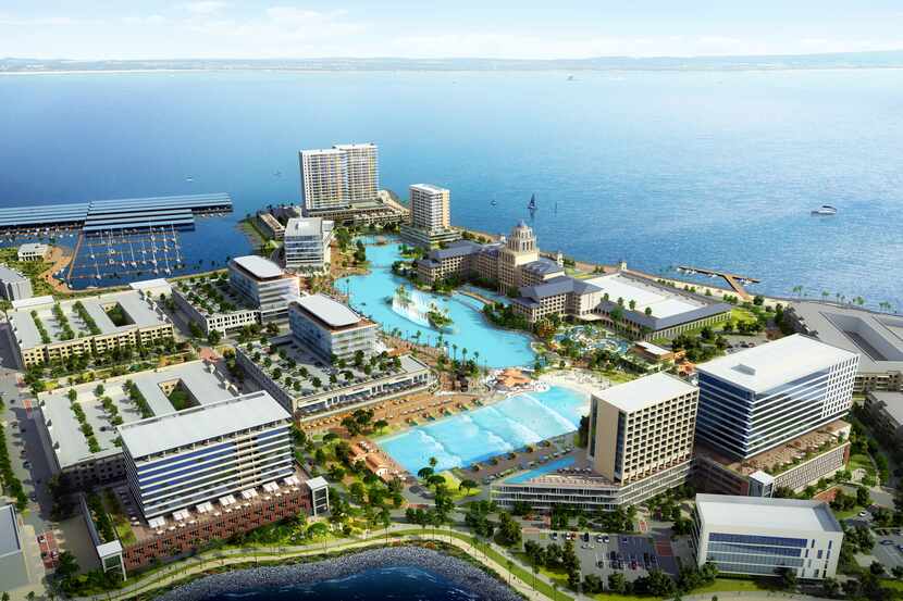A new developer, Sapphire Bay Land Development, unveiled plans Thursday, Aug. 8, for a $1...