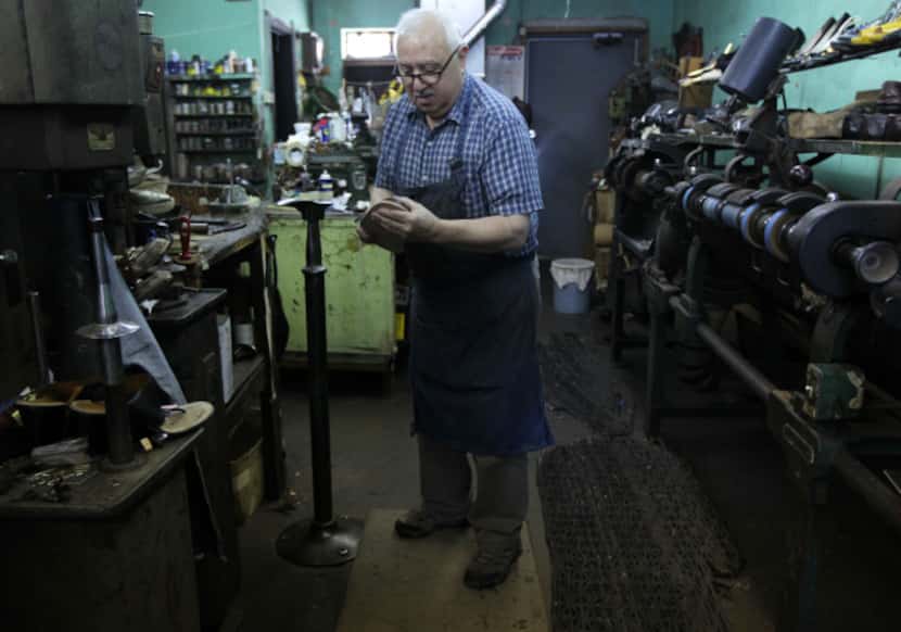 Jimmy Velis is an old-school cobbler with a shop on Lovers Lane in Dallas. He and his wife...