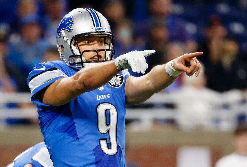 Matthew Stafford es el quarterback de Detroit. Foto AP