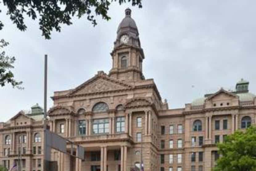 The 1895 Courthouse is among the five Tarrant County court buildings where weapons remain...