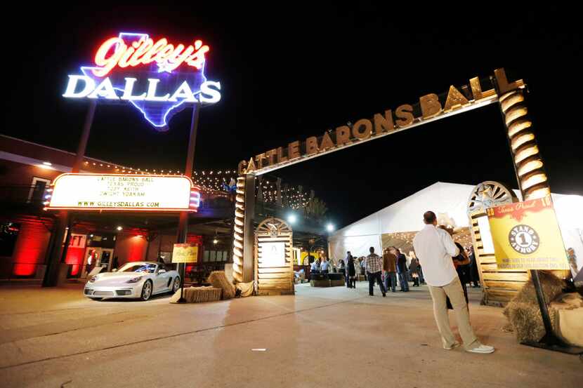 The entry to the Cattle Baron's Ball at Gilley's Dallas in 2016.