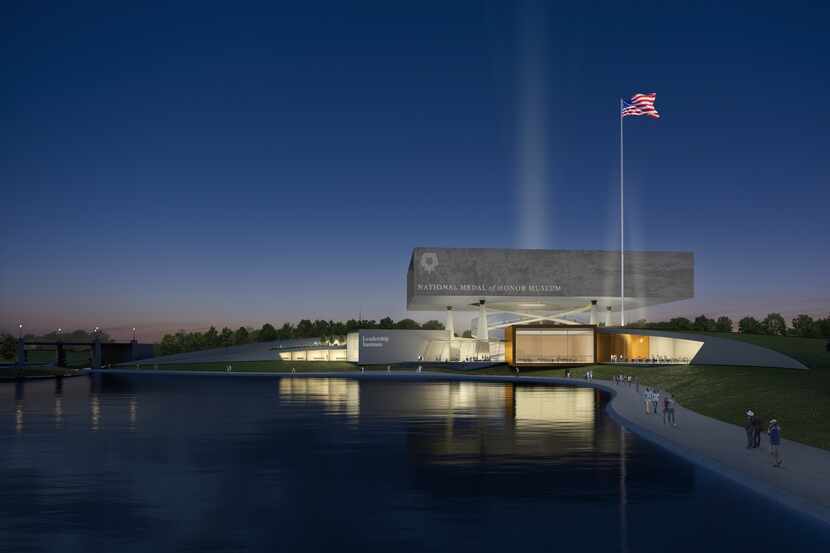 The National Medal of Honor museum, shown in a rendering, was on track to open in...