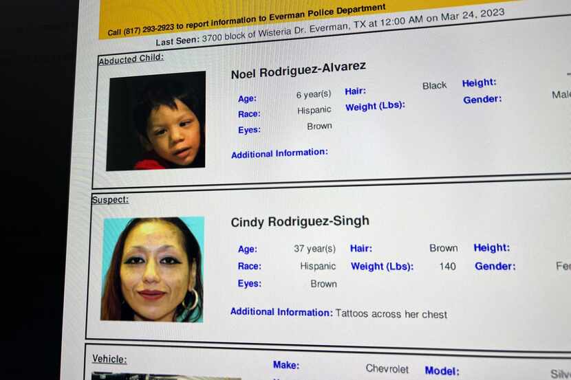 An Amber Alert was issued about 12:20 a.m. Saturday for 6-year-old Noel Rodriguez-Alvarez....