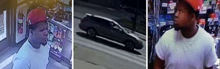 Images of a suspect and vehicle sought in the July 31, 2020, shooting death of a man in Far...
