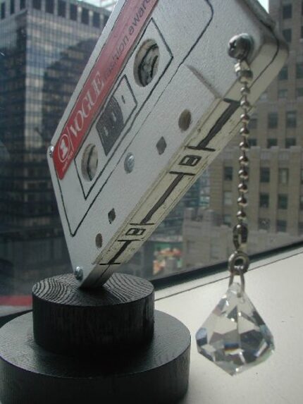 This Tom Sachs-designed trophy was once used for the Vogue/VH1 awards.